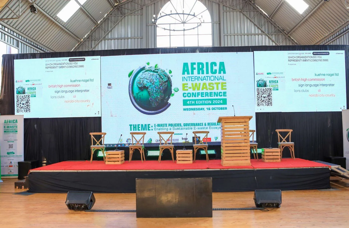LED screen at a conference venue